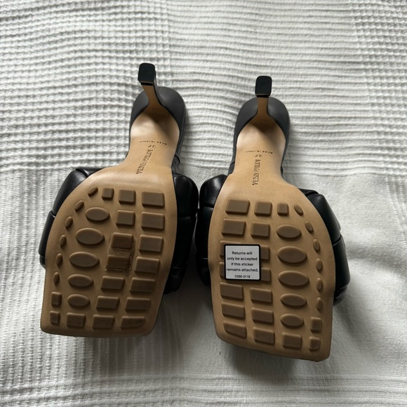 NWB Bottega Lido Heel Mule Black - Picture 7 of 13